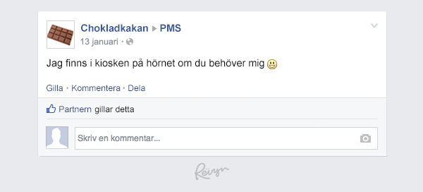 PMS på Facebook